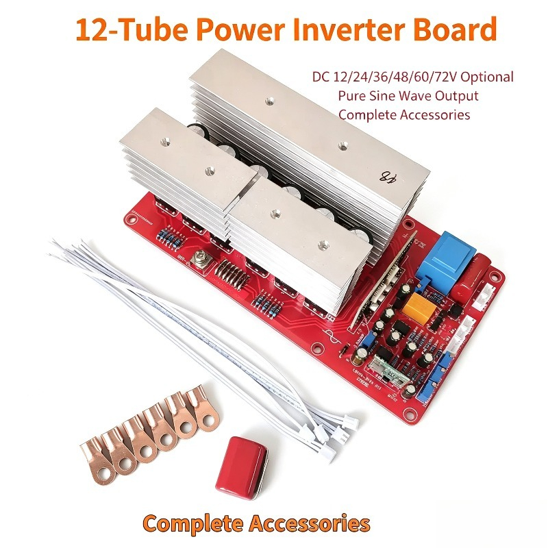 لوحة تحكم رئيسية لمحول موجة جي - مراجعة Pure Sine Wave Inverter Board 24V 48V وسعره