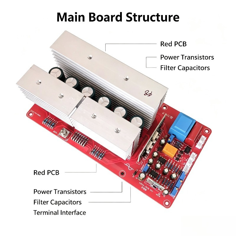 لوحة تحكم رئيسية لمحول موجة جي - مراجعة Pure Sine Wave Inverter Board 24V 48V وسعره