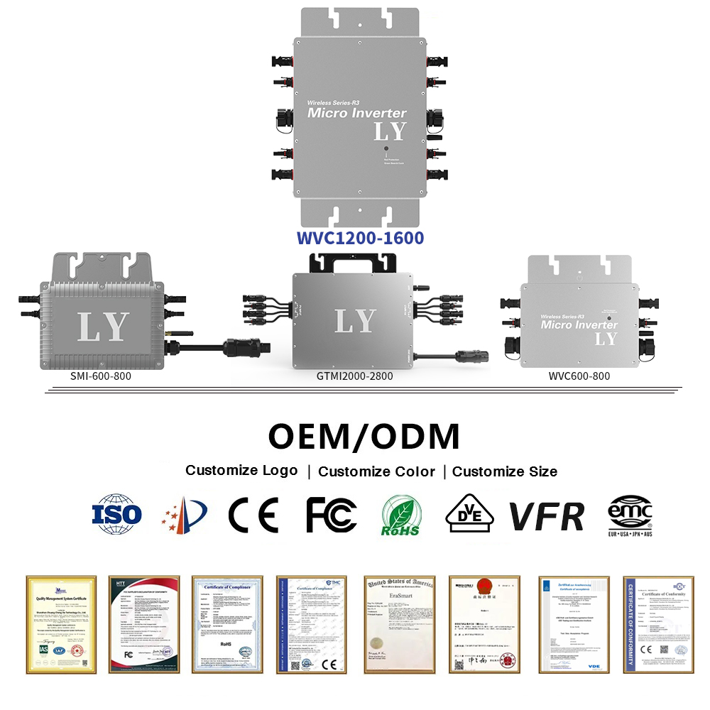 محول طاقة شمسية صغير مقاوم للم - مراجعة Micro Inverter 1400W Solar Grid Tie وسعره