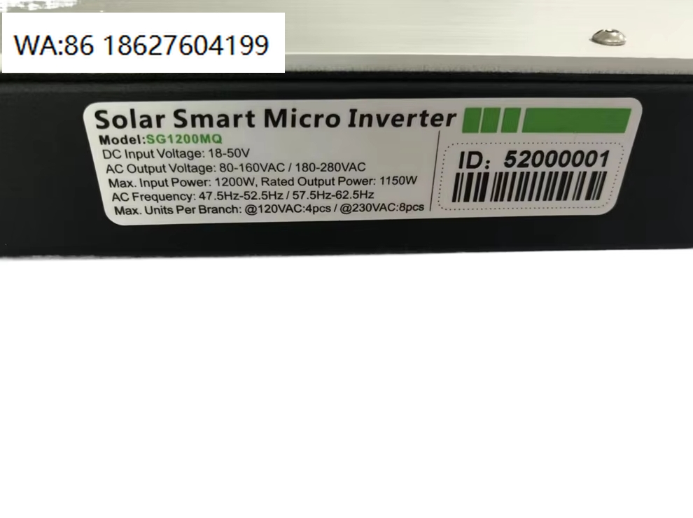 محول طاقة شمسية صغير متصل بالش - مراجعة Micro Inverter 1400W Solar Grid Tie وسعره