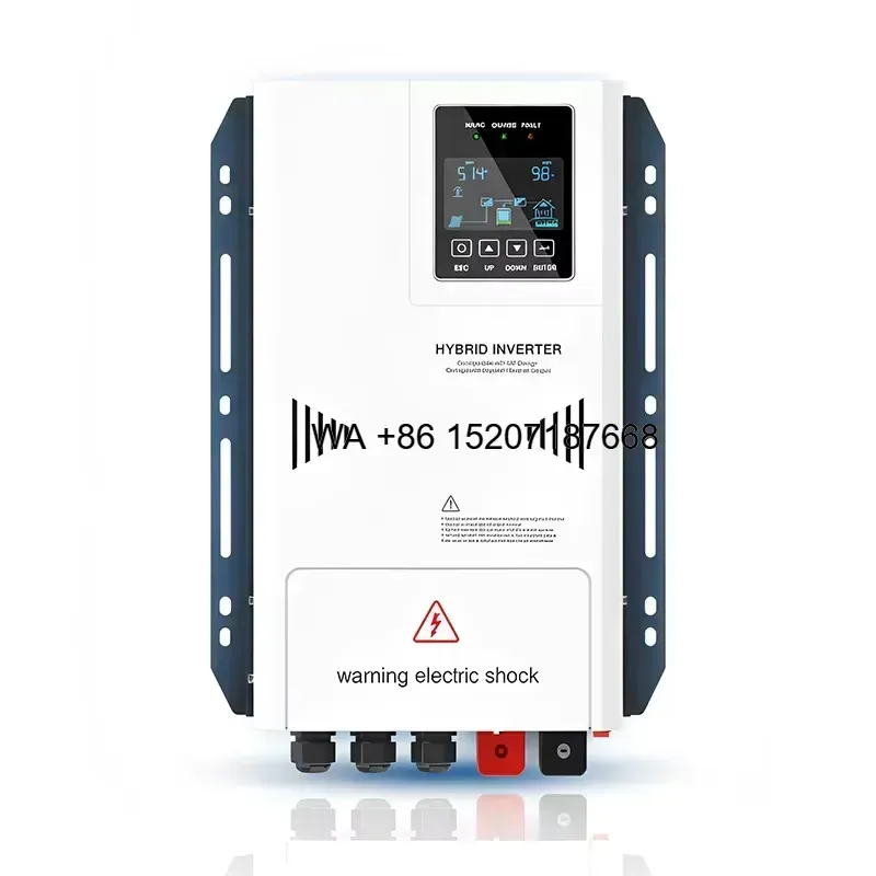 محول موجة جيبية نقية أحادي الط - مراجعة Hybrid Solar Inverter 5.5Kw Mppt 48V وسعره